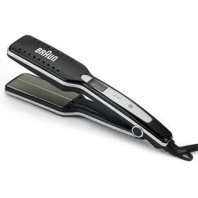 جهاز تمليس الشعر بالبخار بلوحة سيراميك من براون