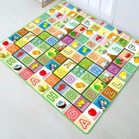 Tapis de jeu pour bébé motif alphabet pliable et imperméable 180x120cm