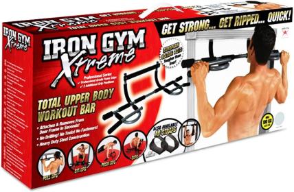 Barre a fix Extreme de traction Iron Gym  multifonctionnelle antidérapant