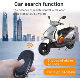 Système d’alarme antivol avec capteur de vibrations puissant de 110 dB