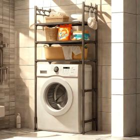 Étagère de Rangement 3 Niveaux pour Salle de Bain – منظم بثلاث طبقات لأدوات الحمام