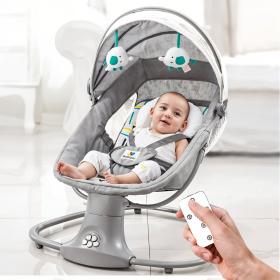Mastela Balancelle électrique avec télécommande Bluetooth et USB 3en1 – أرجوحة الأطفال الرضع