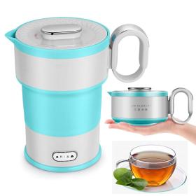 Bouilloire Électrique Pliable en Silicone Alimentaire avec Gobelet Pliable – غلاية مياه قابلة للطي ومحمولة
